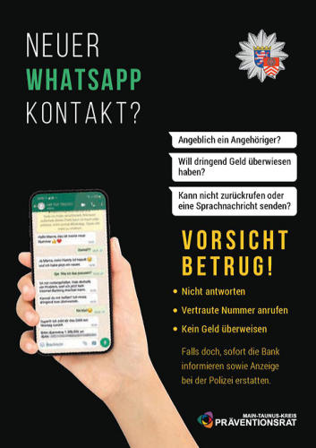 Plakat des Präventionsrat MTK